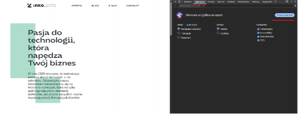 Jak przejść do Lighthouse 