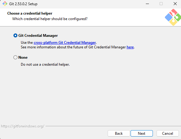 Instalacja Git - Configuring extra options